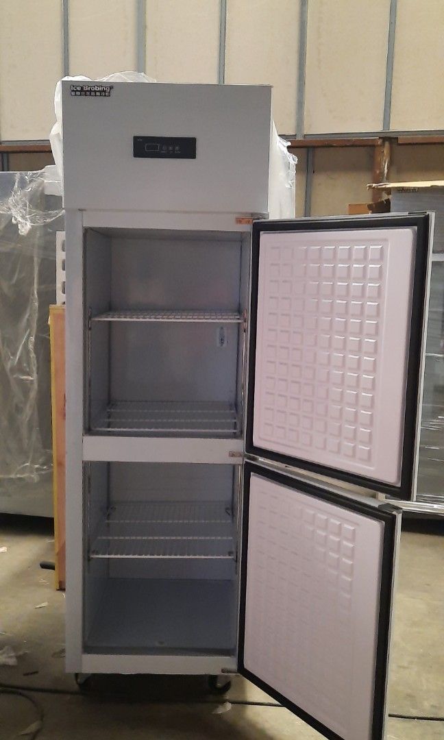 Heavy Duty Stainless Upright 2 Door Freezer/ Chiller, TV & Home