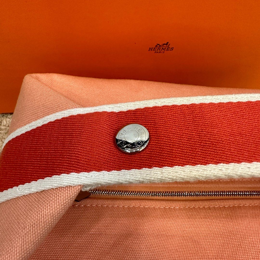 Hermes Bric a Brac Large Peach, Luxury, Bags & Wallets on Carousell