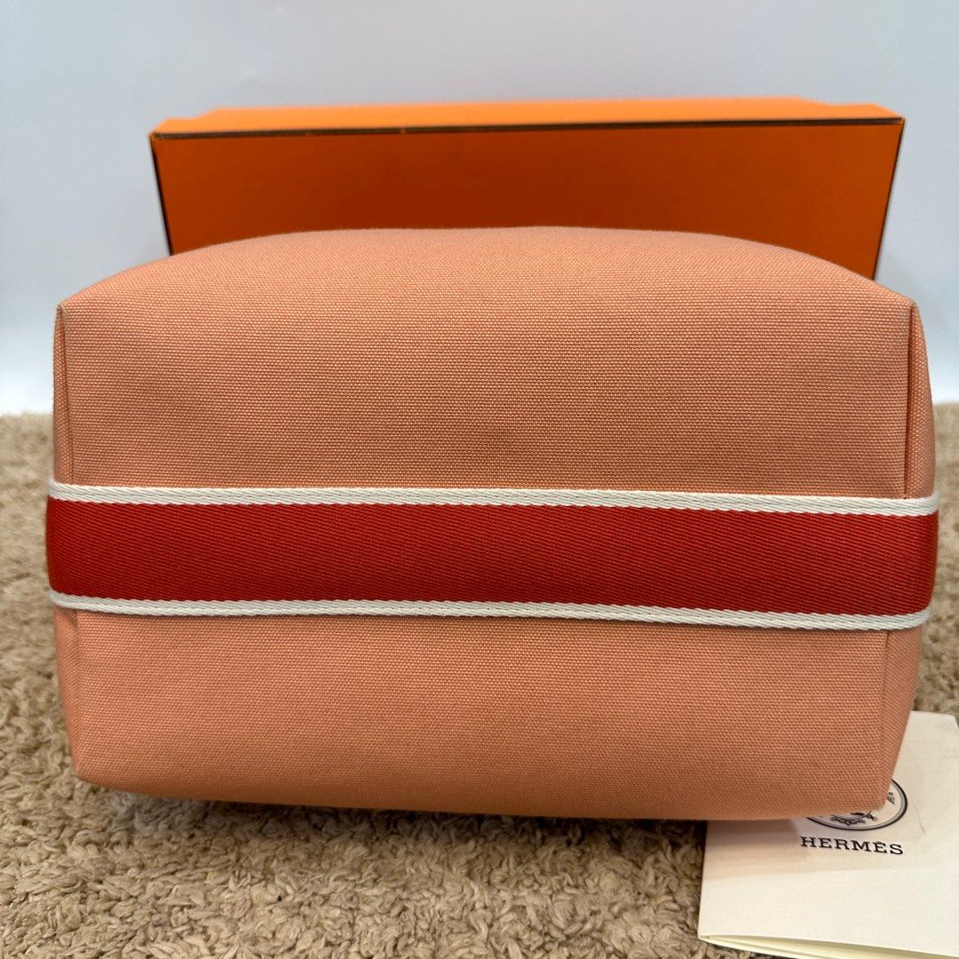 Hermes Bric a Brac Large Peach, Luxury, Bags & Wallets on Carousell