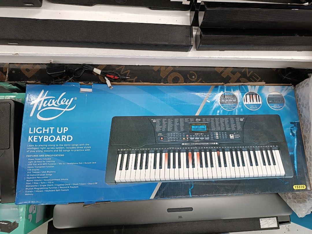 Huxley Light Up Keyboard, Audio, Other Audio Equipment on Carousell