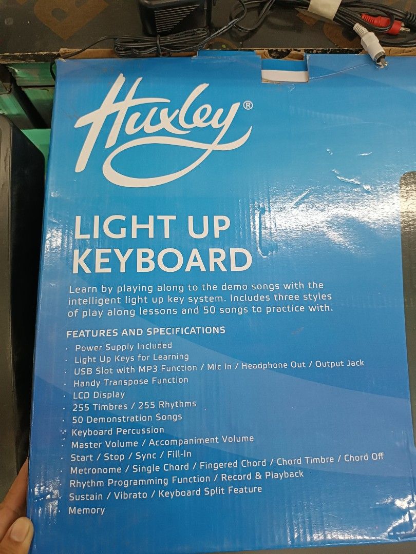 Huxley Light Up Keyboard, Audio, Other Audio Equipment on Carousell