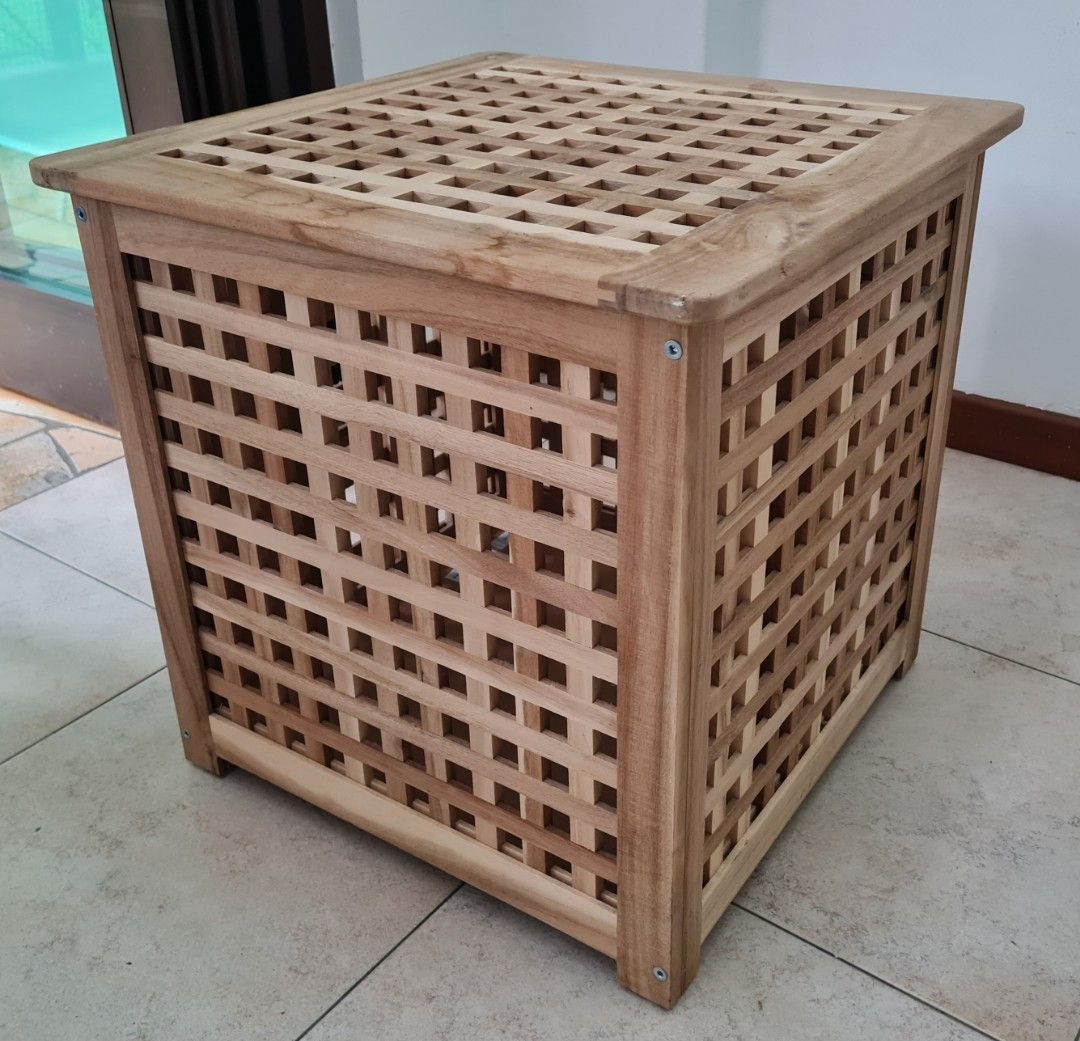 Ikea Hol storage side table/ chest, Furniture & Home Living, Furniture