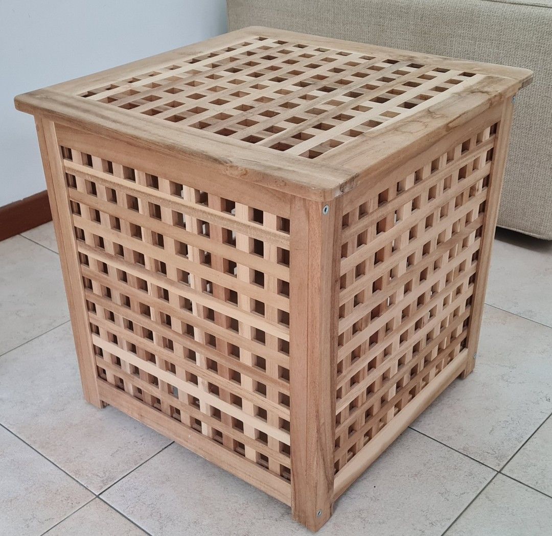 Ikea Hol storage side table/ chest, Furniture & Home Living, Furniture