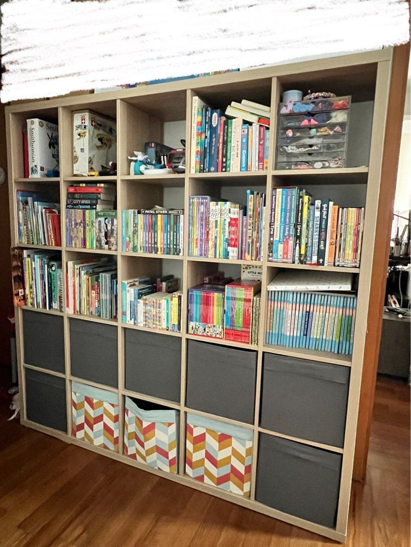 IKEA Kallax 5x5 Shelf x2, Furniture & Home Living, Furniture, Shelves ...