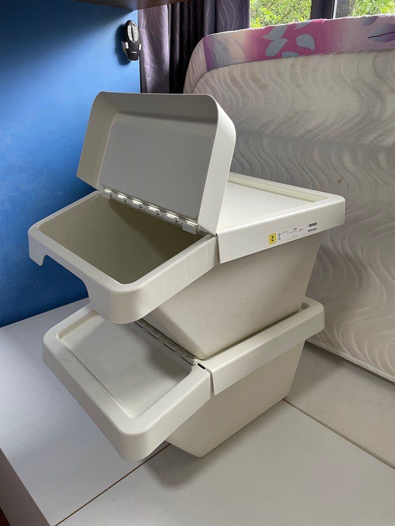 IKEA Storage Box Sortera 4x used, Furniture & Home Living, Home