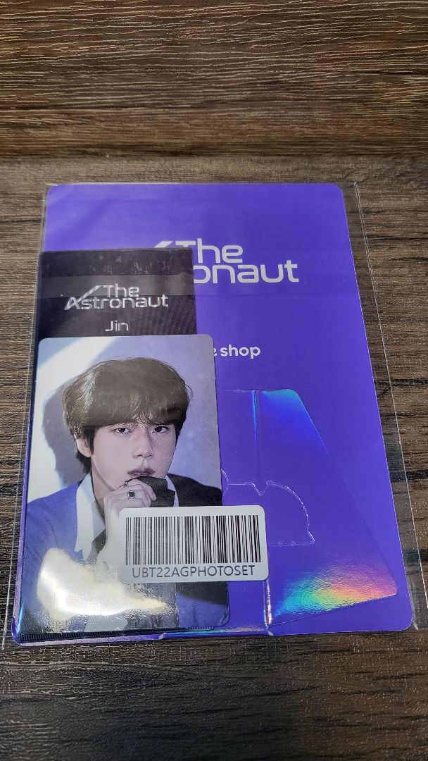 Jin (BTS) The Astronaut: Weverse POB (Category: K-Wave Merchandise) located in Quezon City. Submitted by ces013 (Listing ID 1227567568, Image 2). Description: Brand new and never been opened. Was hoping to open this (along with Jin's albums--also up for sale) once I've completed all BTS' solo albums. There are openings on both sides (see pictures) of the plastic but items inside have never been removed from its container. Contains: 1 unreleased p