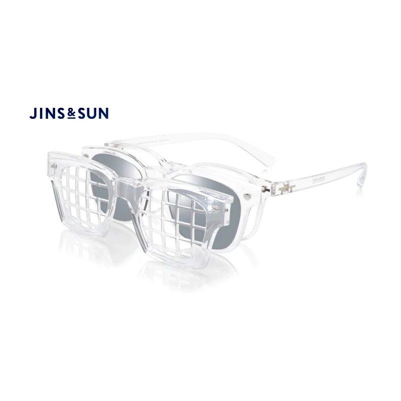 VERDY x Jins＆Sun Type V Glasses + Sunglasses - Clear, Men's