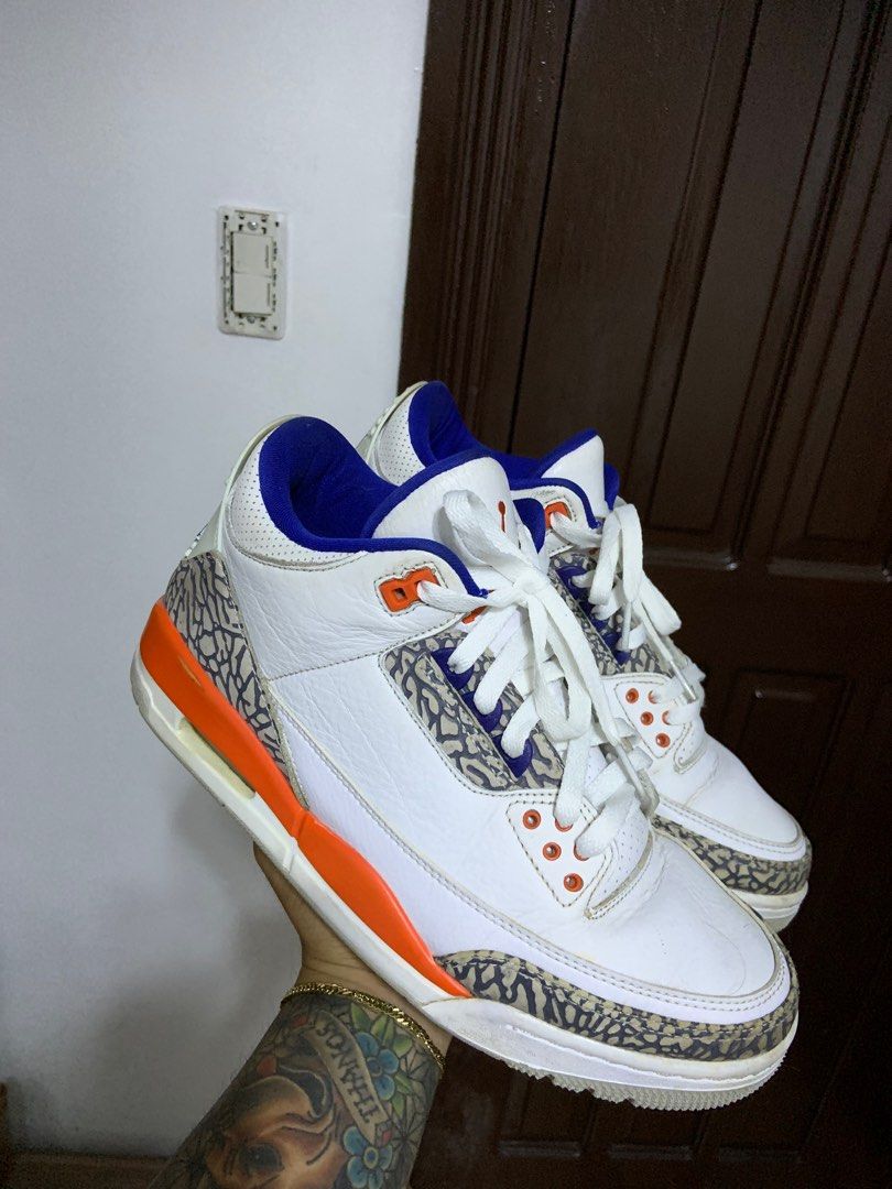 Jordan 3 deals new york knicks