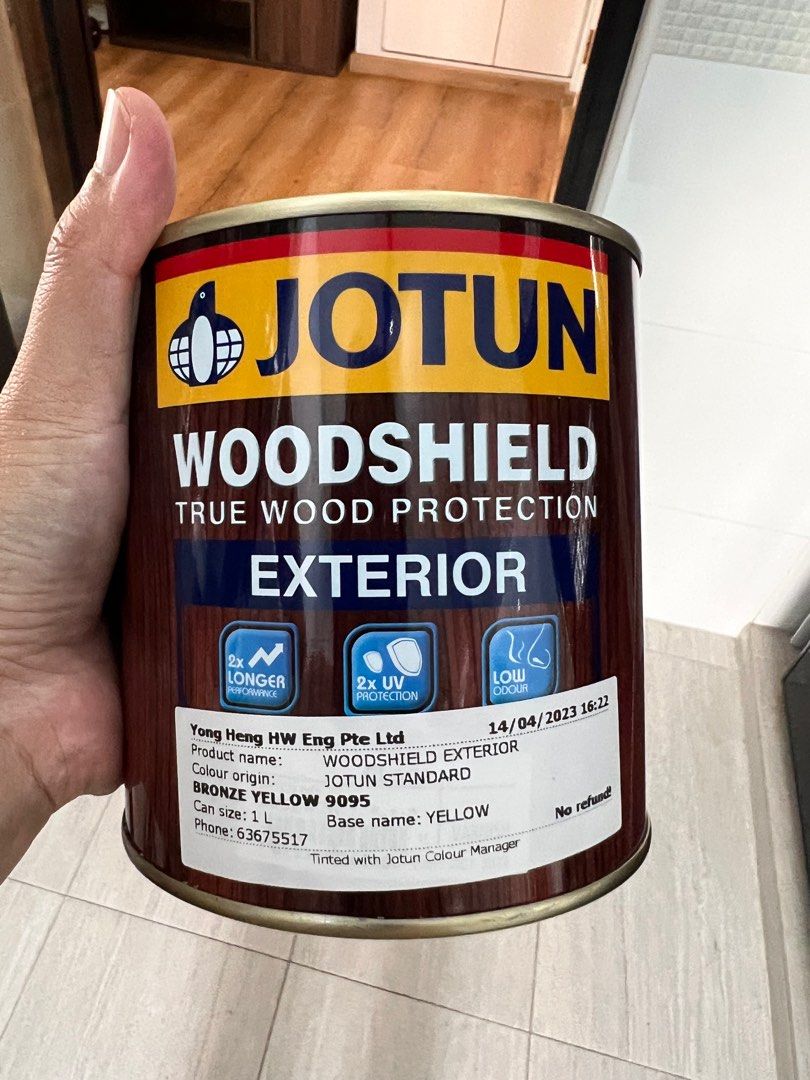 Jotun Wood Paint, Furniture & Home Living, Cleaning & Homecare Supplies