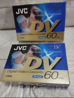 Jvc mini DV 60 min cassette tape recorder