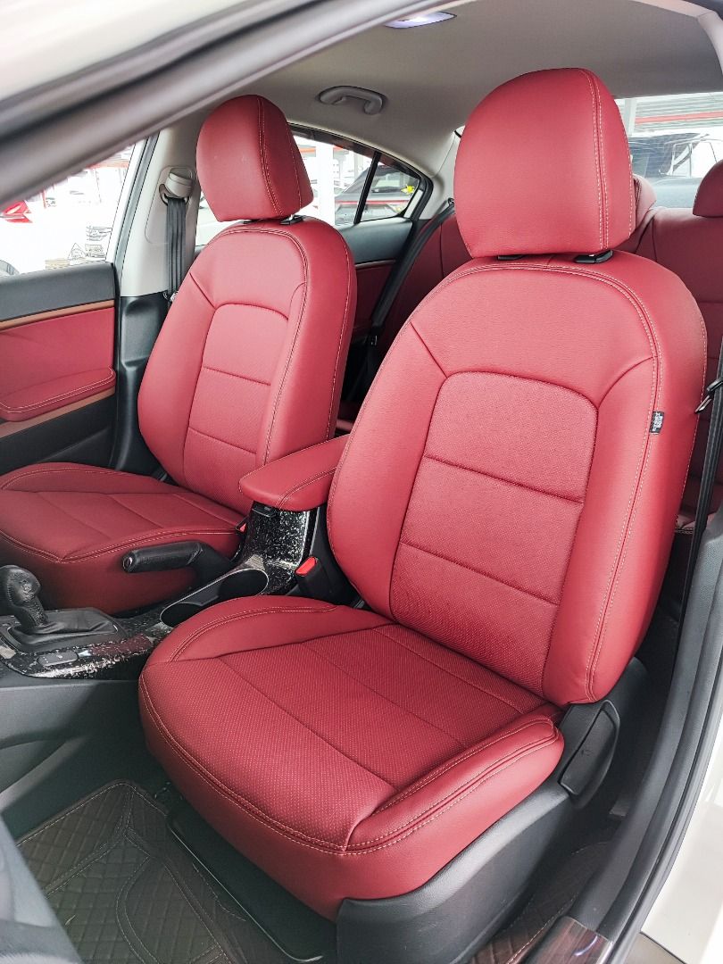 Kia Forte K3 Custom Leather Seats, Car Accessories, Car