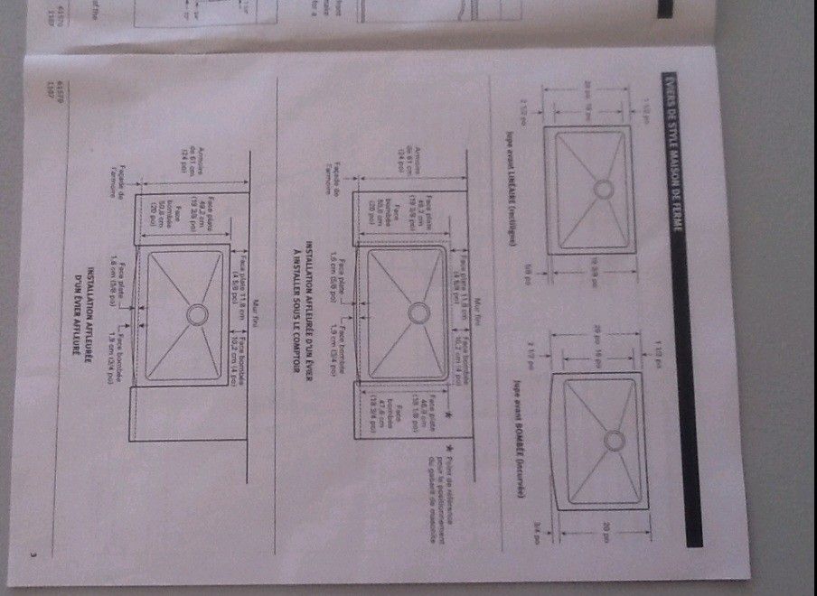 Kindred Stainless Steel Apron Sink on Carousell