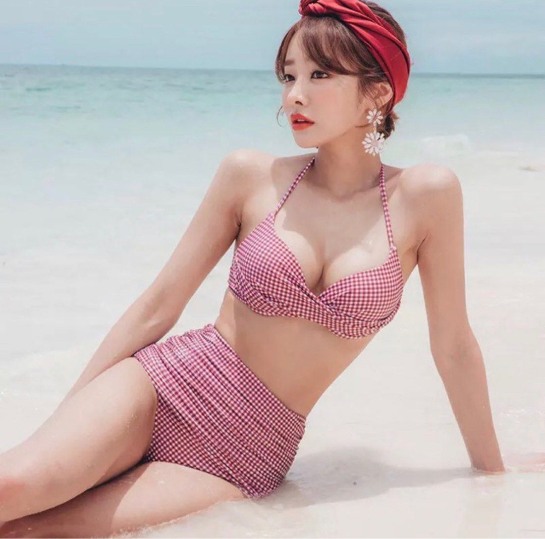 Korean two piece swimsuit cheap