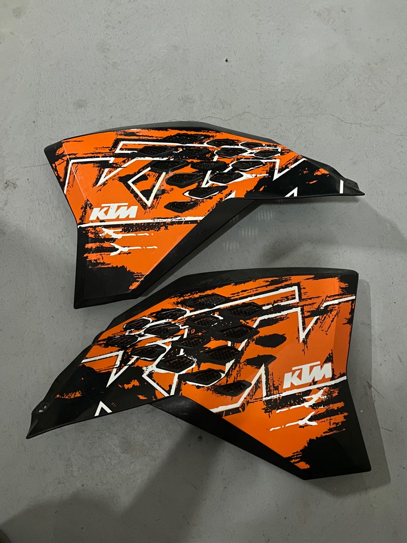 KTM Radiator Shroud, Motorcycles, Motorcycle Accessories on Carousell