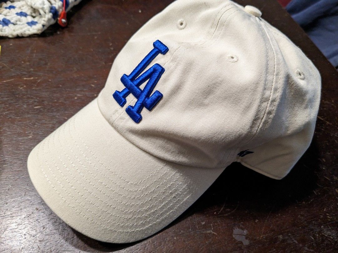 47 Brand MLB LA Dodgers Baseball Cap In Black With Small Logo for Men