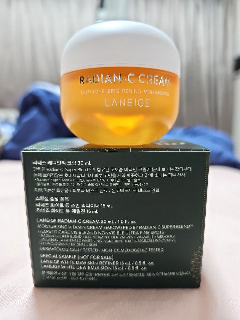 Laneige Radiance C Cream Set, Beauty & Personal Care, Face, Face Care