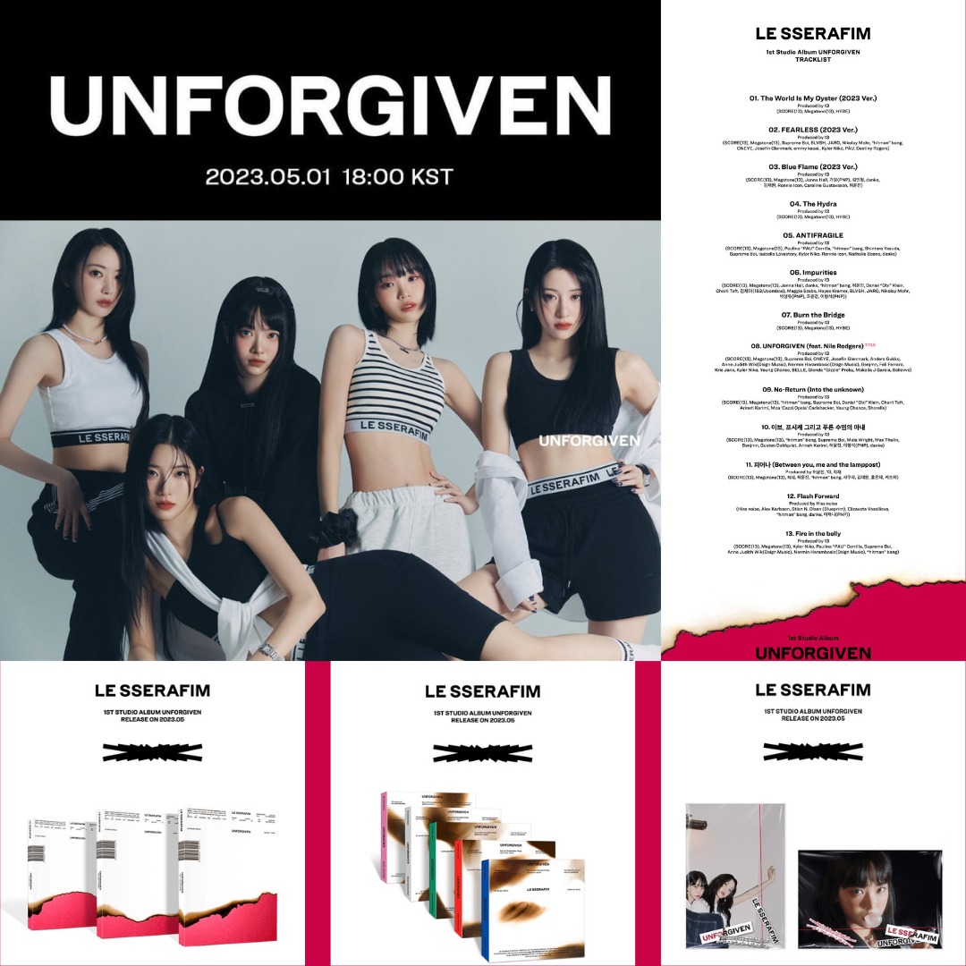 2021年新作 新品未開封 LE SSERAFIM UNFORGIVEN チェウォン 10枚 iauoe