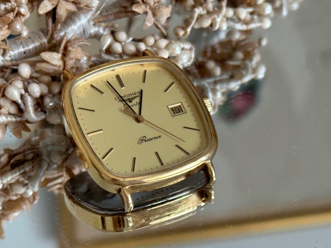 Longines Presence Vintage Men Dial free genuine leather strap