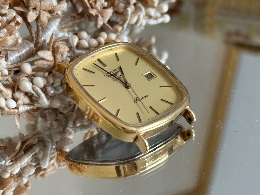 Longines Presence Vintage Men Dial free genuine leather strap