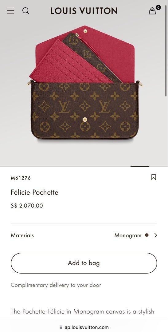 M61276 félicie pochette store