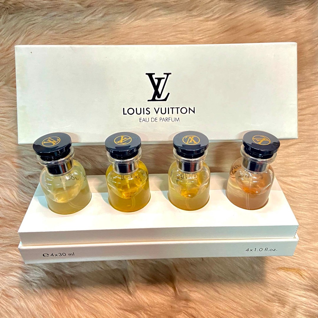 ORIGINAL] AUTHENTIC READY STOCK LV LOUIS VUITTON LES PARFUMS MINIATURE 7IN1  SET FOR WOMAN 7X10ML, Beauty & Personal Care, Fragrance & Deodorants on  Carousell
