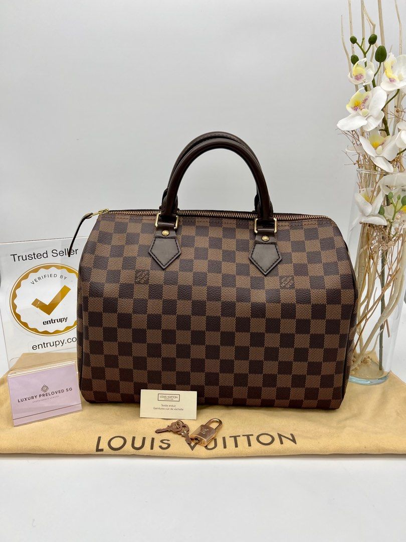 LV Speedy Bandouliere 30 in Monogram 2014, Luxury, Bags & Wallets on  Carousell
