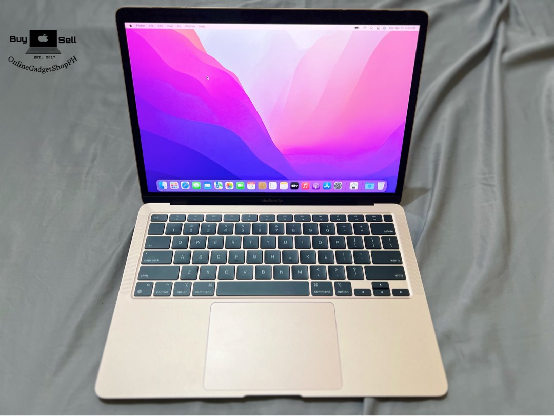 Macbook Air M1 Gold 8gb Ram 256gb SSD Apple Warranty til June 2023