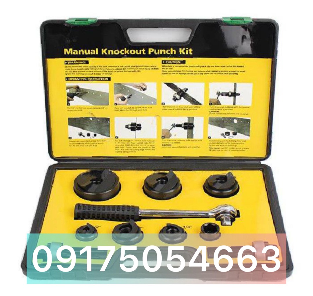 Manual Ratchet Knock Out Punch, Commercial & Industrial, Construction