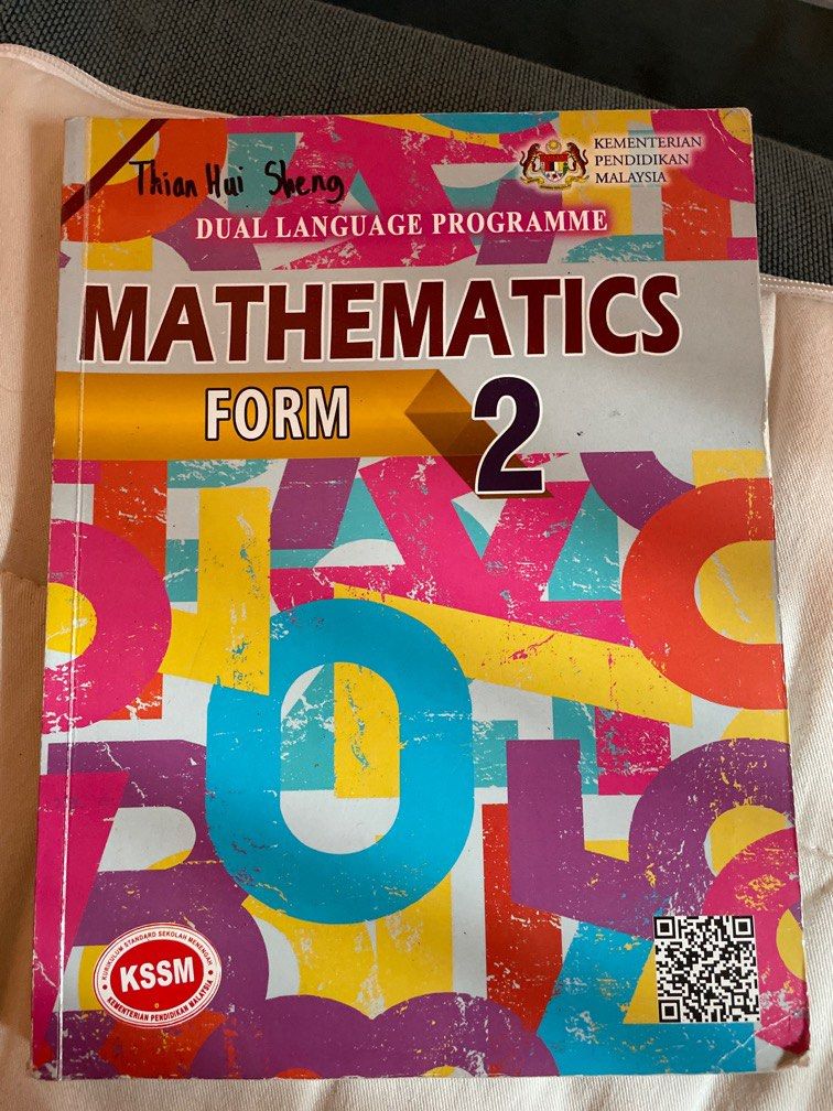 Mathematics Form 2 Textbook (KSSM), Hobbies & Toys, Books & Magazines ...
