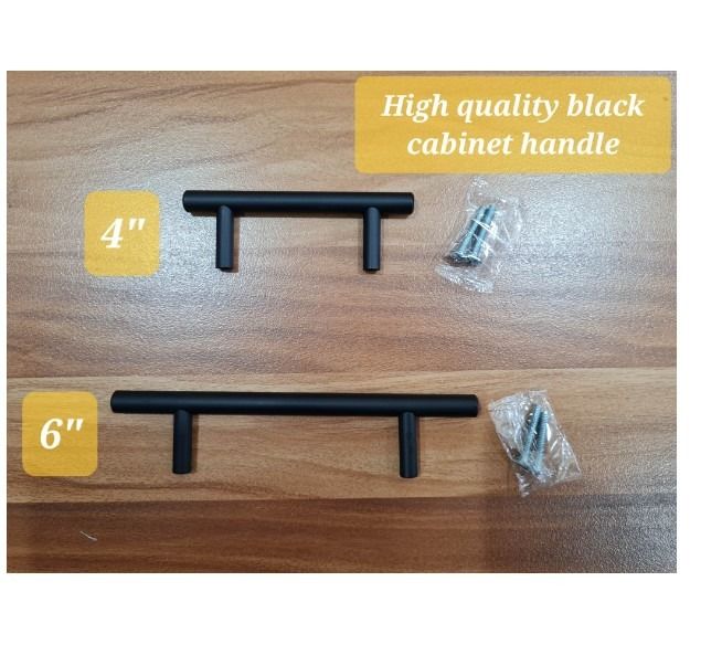 Matte Black Handle High Quality with Screw 4 inches / 6 inches