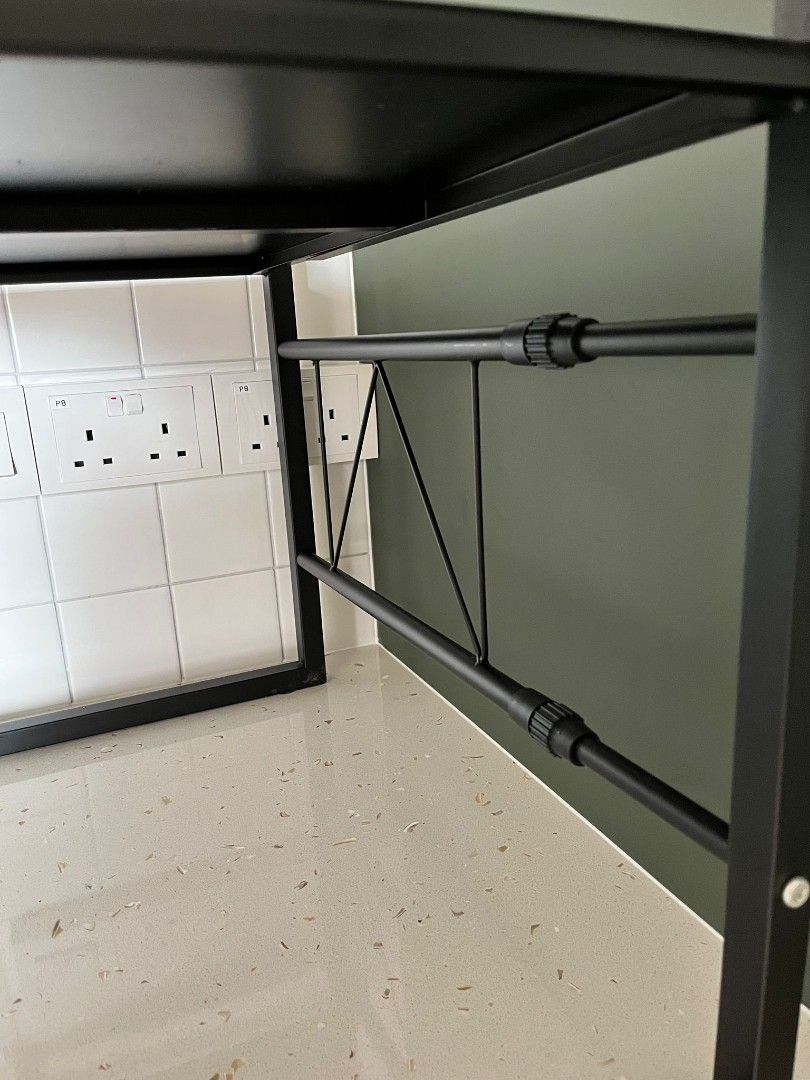 Metal microwave rack, Furniture & Home Living, Furniture, Shelves