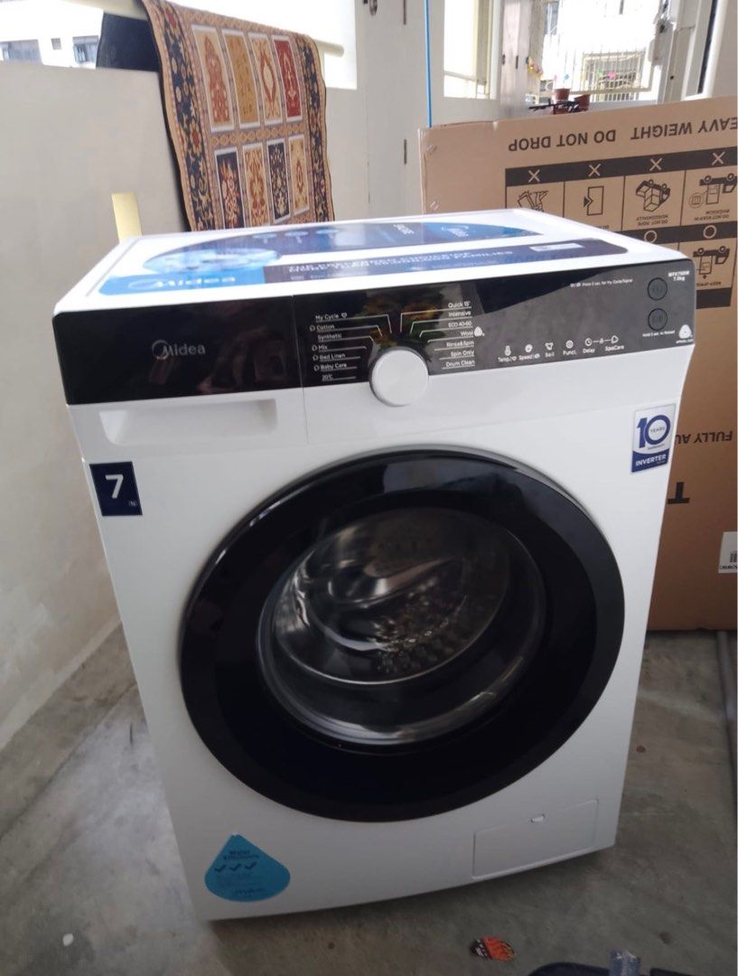 Midea brand washing machine, TV & Home Appliances, Washing Machines and