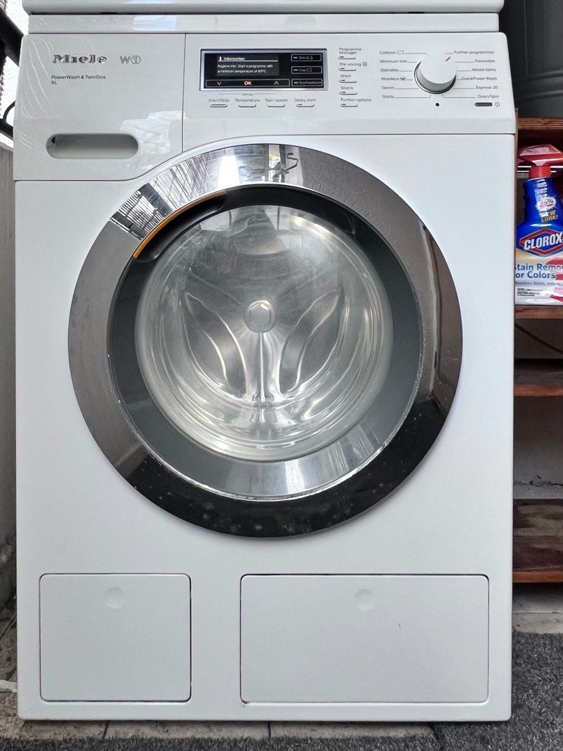Miele W1 PowerWash & TwinDos XL Washer, TV & Home Appliances, Washing