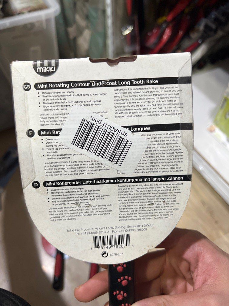 Mikki Anti-Tangle Rake for Dogs & Cats - De-Matting & Knot Removal Too Mikki Anti-Tangle Rake for Dogs & Cats - De-Matting & Knot Removal Too