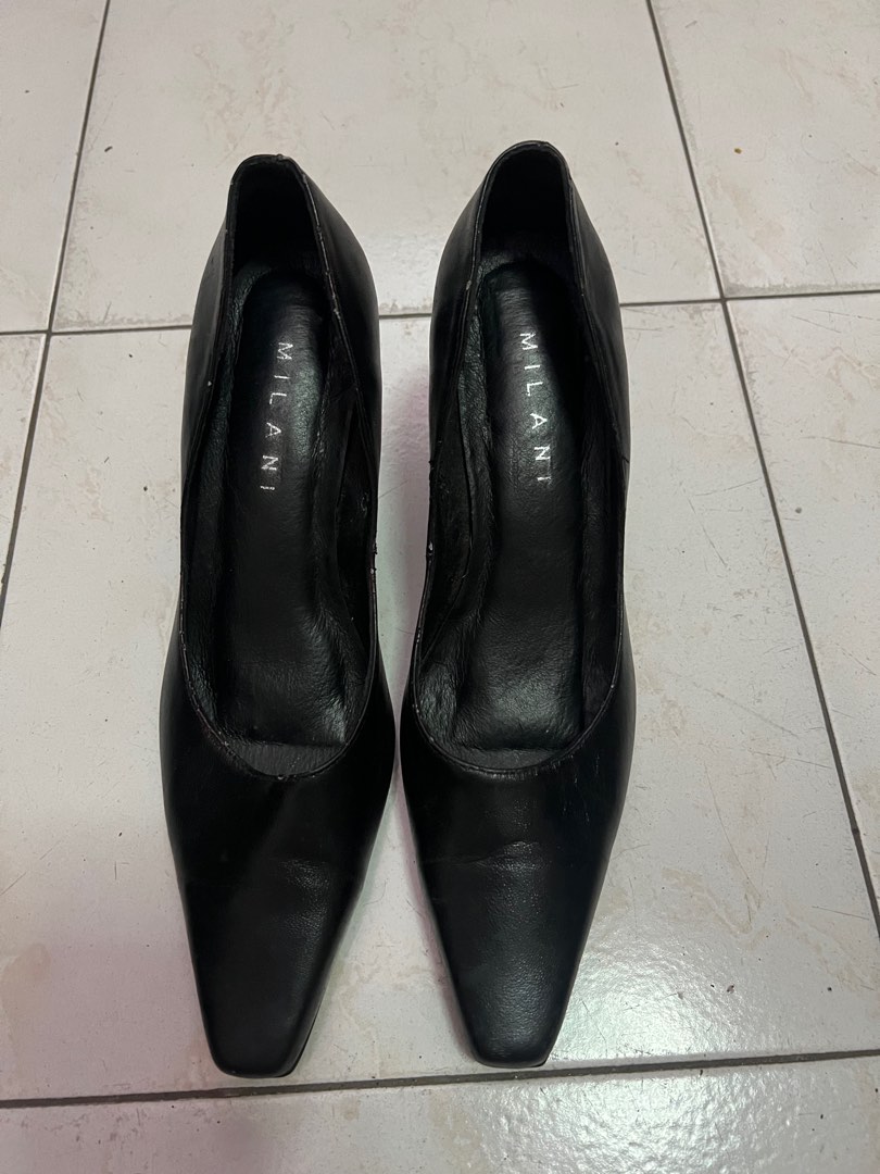 Milani black shoes on Carousell