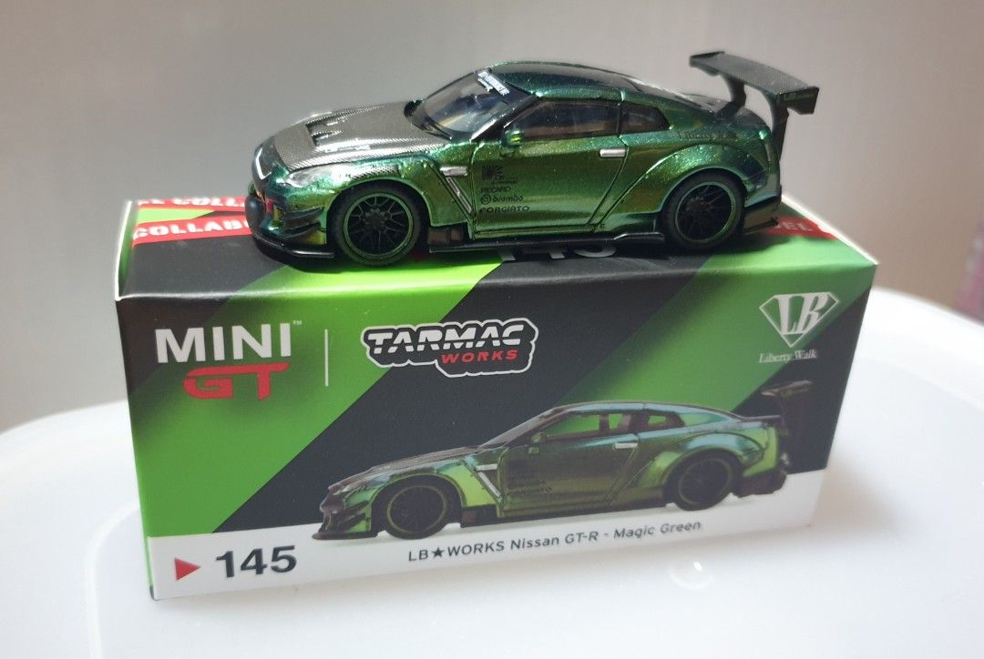 Mini GT (#145) LB Works Nissan GT-R (R35) Magic Green (Tarmac ...