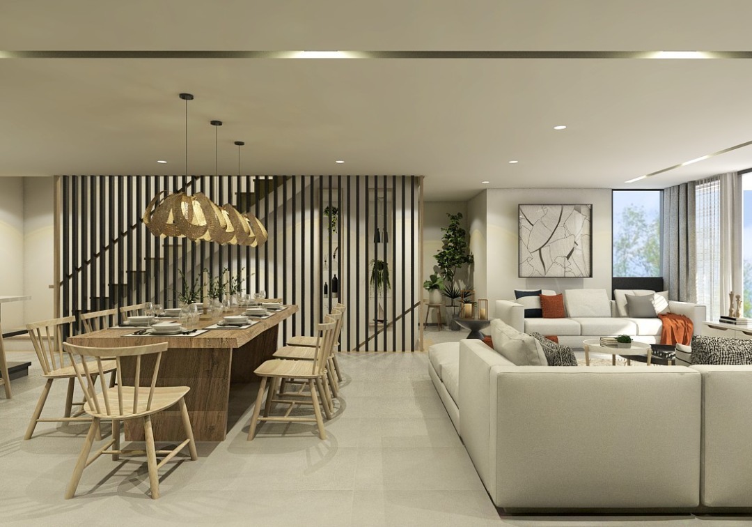 Image showcasing MODERN INDUSTRIAL DESIGN TOWNHOUSE WITH 5 CAR GARAGE & PROVISION ...