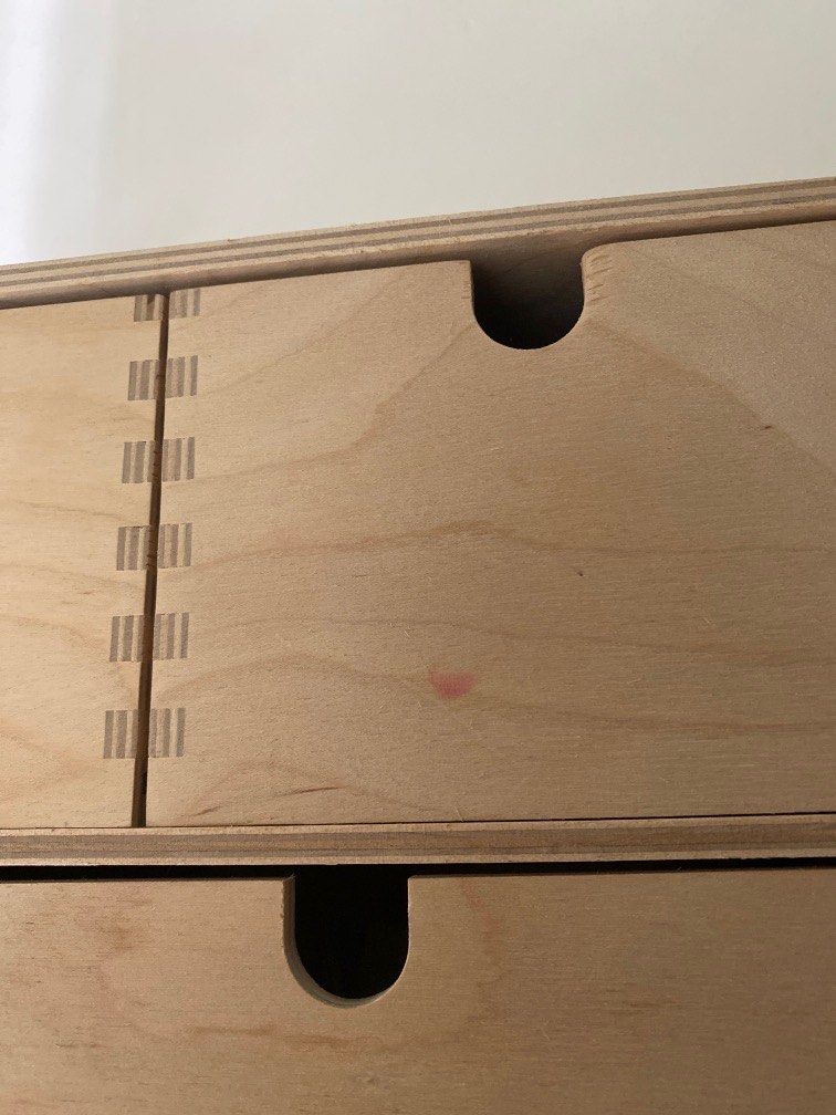 Moppe Ikea Wooden Chest Organiser, Furniture & Home Living, Home