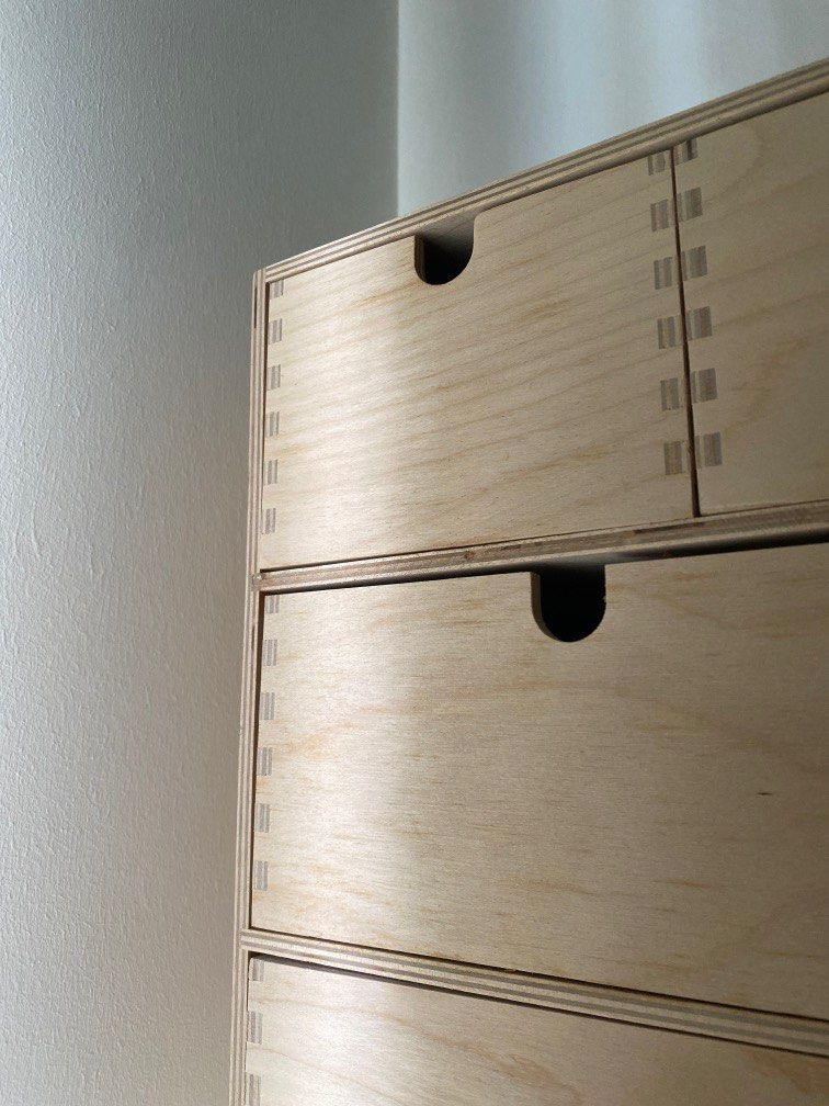 Moppe Ikea Wooden Chest Organiser, Furniture & Home Living, Home