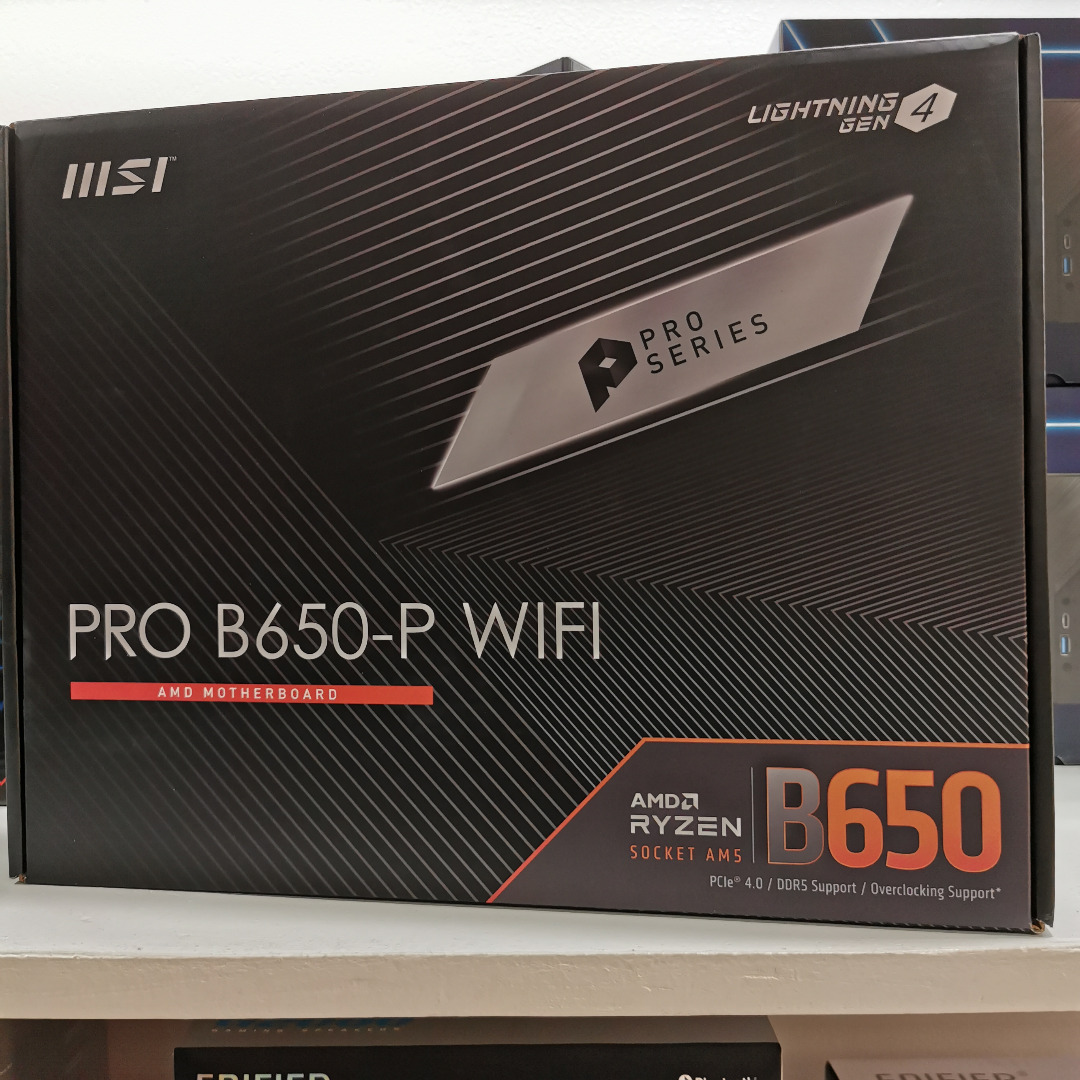MSI PRO B650-P WIFI AM5 AMD Ryzen ATX Motherboard, Computers & Tech ...