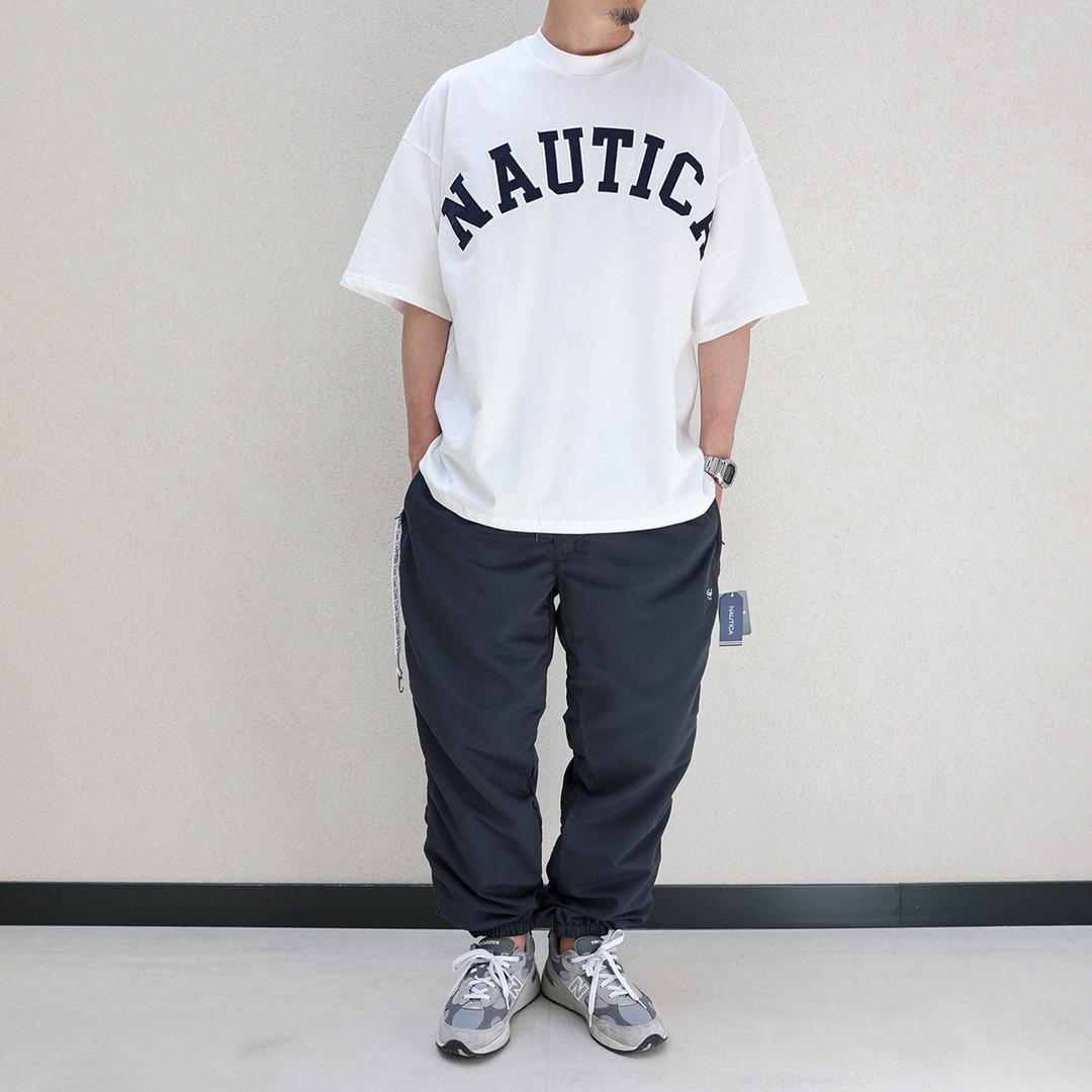 NAUTICA STACKS Nyco Track Pants（Recycled Nylon） M 腰76 長99 L 腰