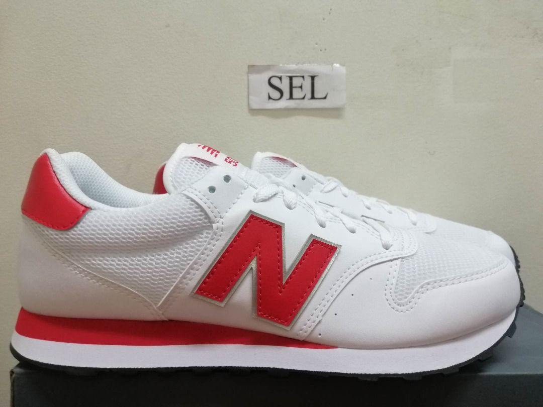 NEW BALANCE 500 WHITE RED
