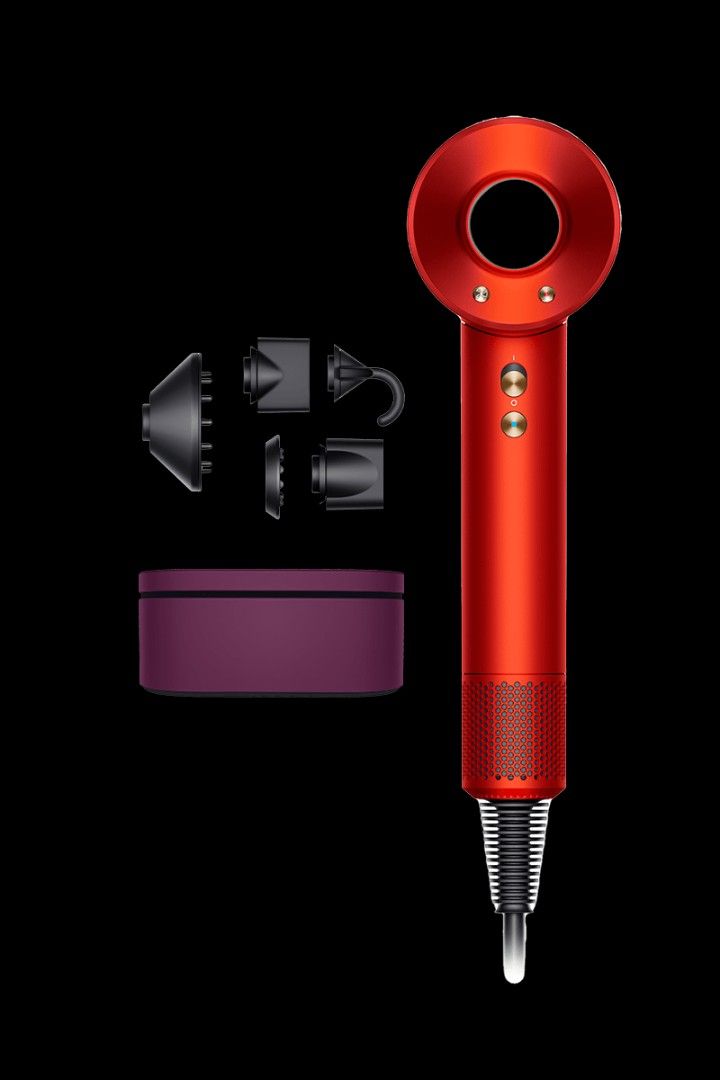 New Limited Edition Dyson Orange Red Hair Dryer, Beauty & Personal