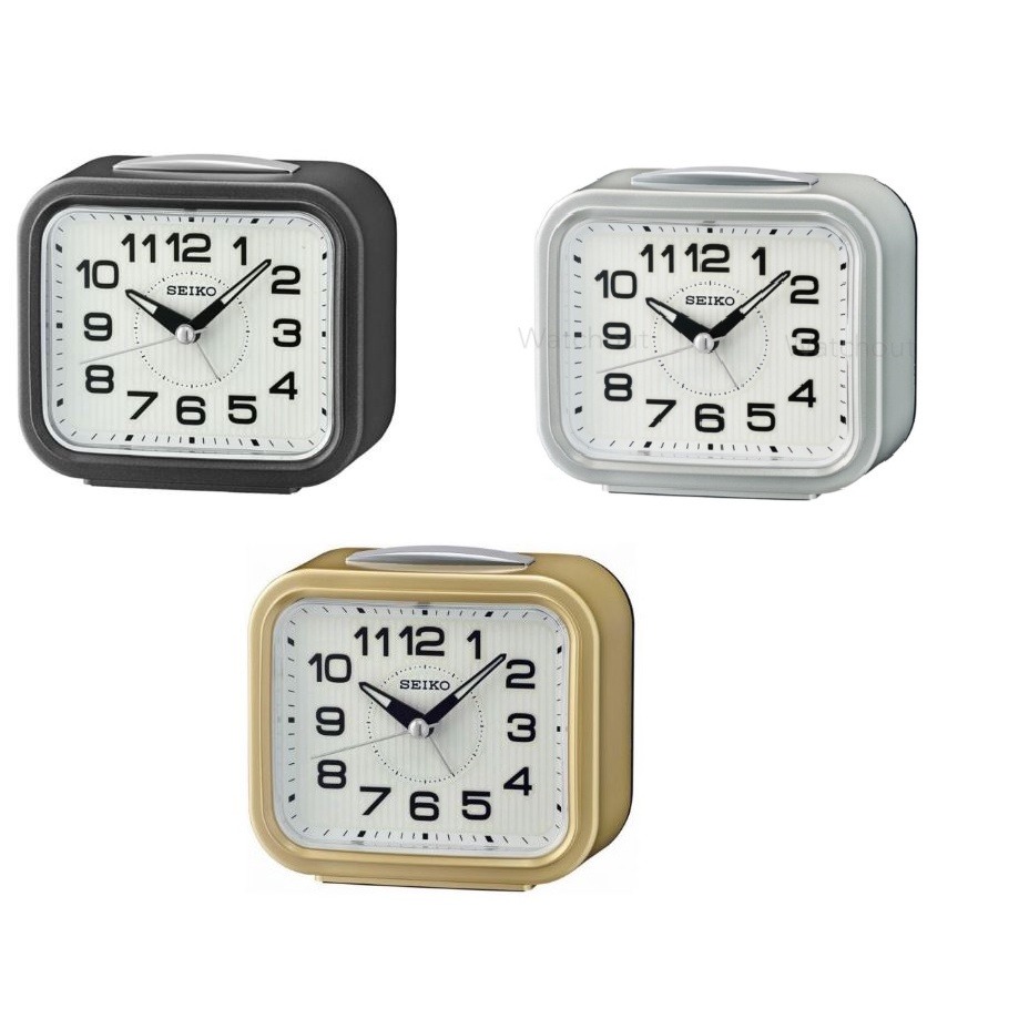 NEW SEIKO ALARM CLOCK QHK050 LOUD ALARM NT1206, Furniture & Home Living