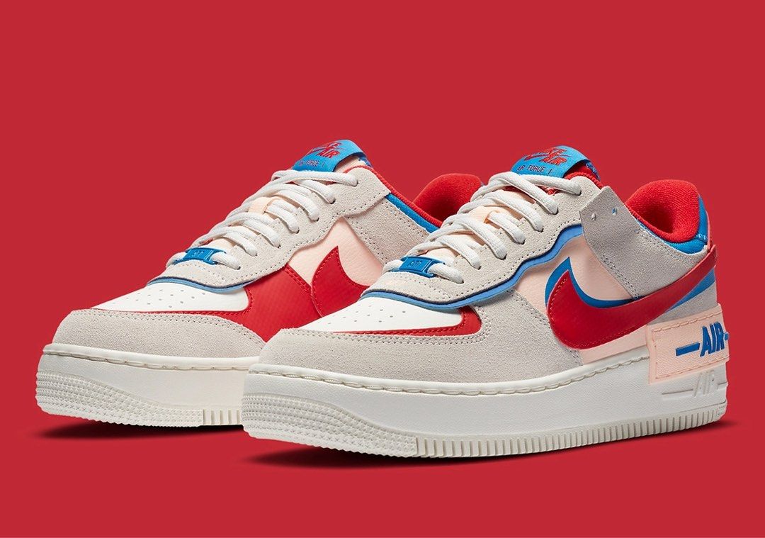 Af1 red and top blue