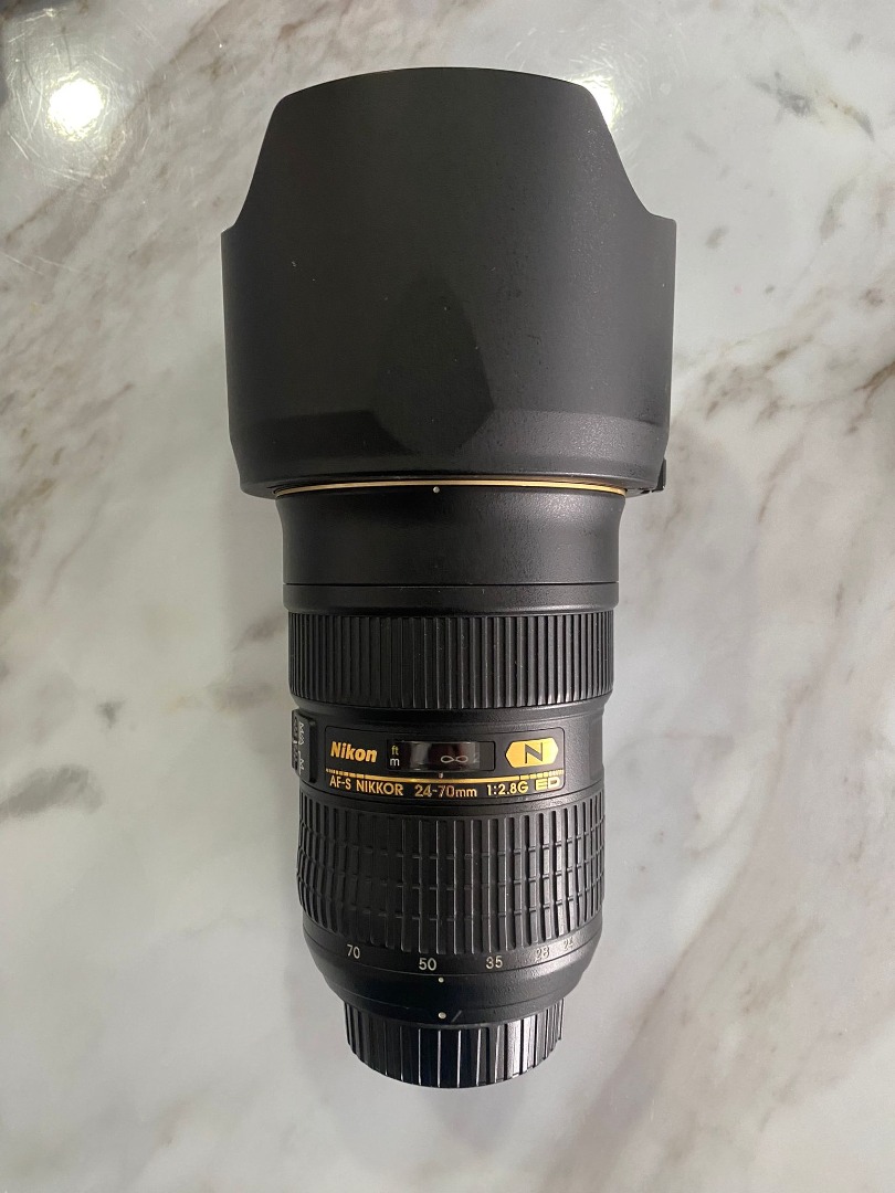 Nikon AFS 2470mm 12.8G ED Trinity Lens, Photography, Lens & Kits on