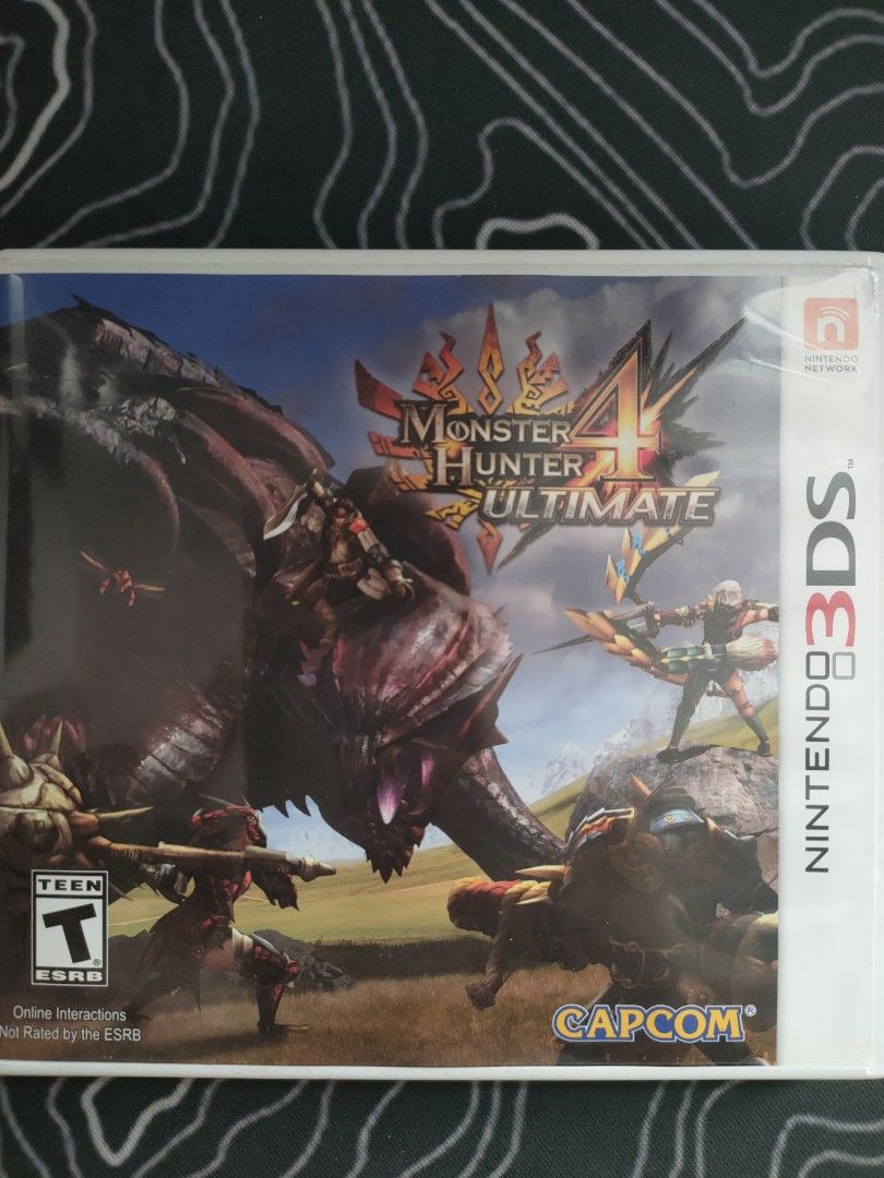Nintendo 3DS Monster Hunter 4 Ultimate MH4U, Video Gaming, Video Games, Nintendo on Carousell