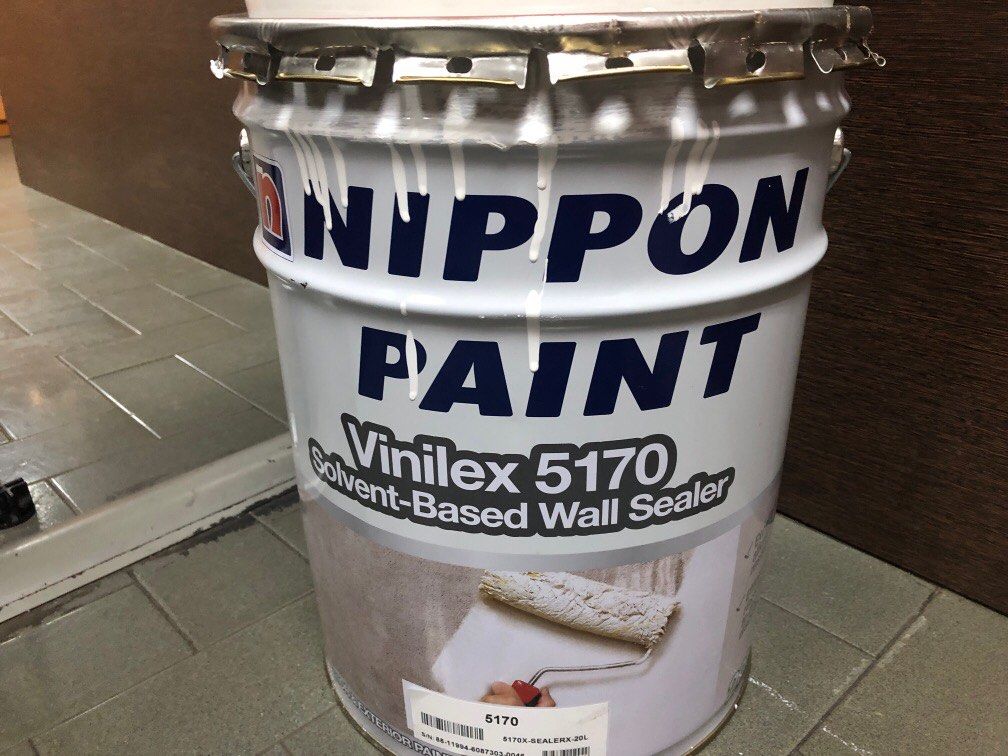 Nippon Paint Vinilex 5170 & Jotun white paint, Furniture & Home Living