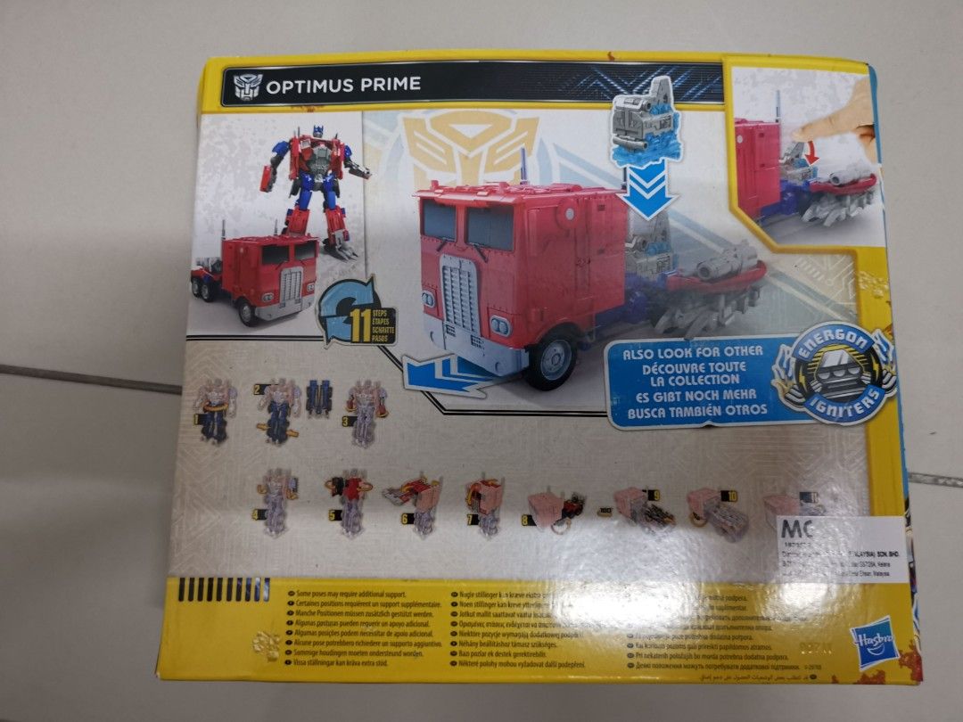 Original TRANSFORMERS BUMBLEBEE ENERGON IGNITERS NITRO SERIES OPTIMUS