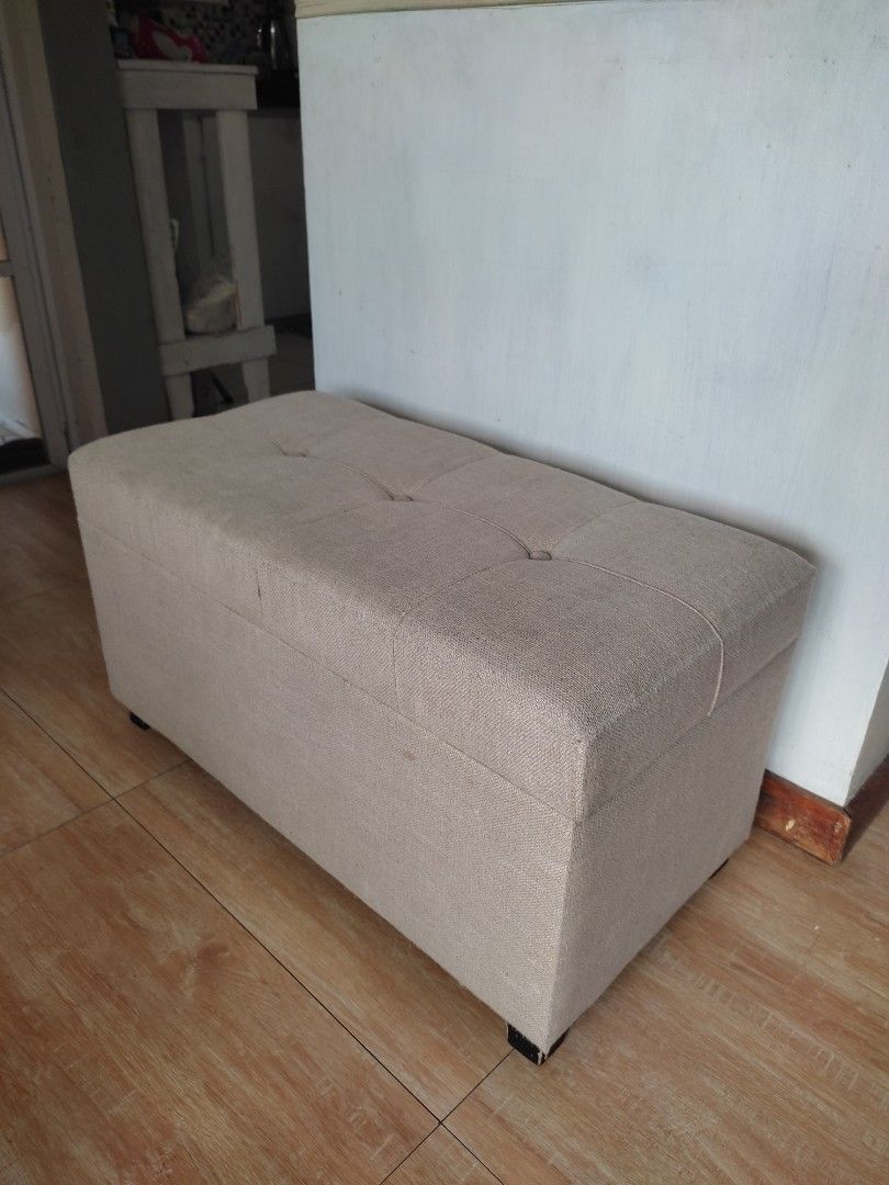 Ottoman storage Mandaue foam, Furniture & Home Living, Furniture